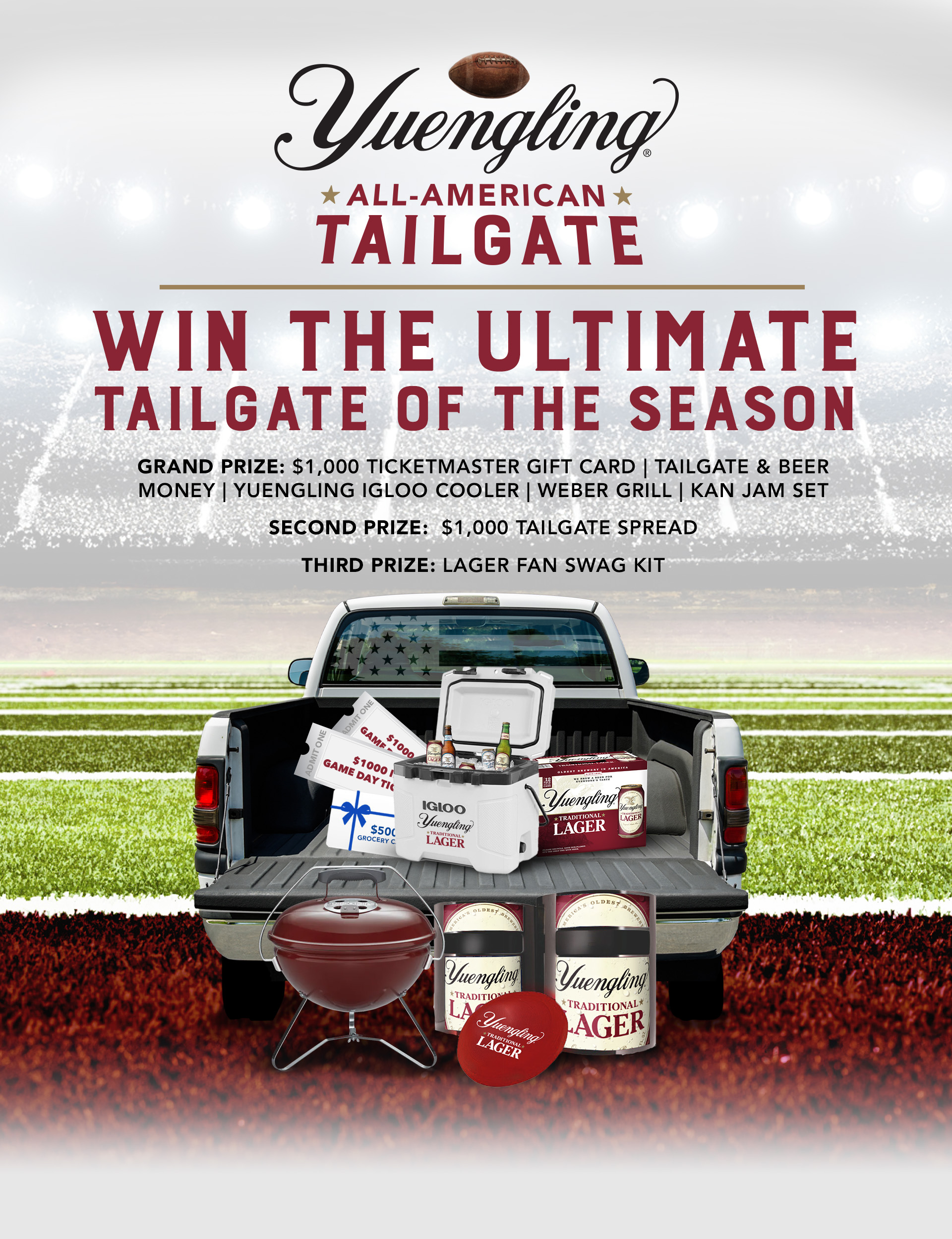 Yuengling American Tailgate Sweepstakes